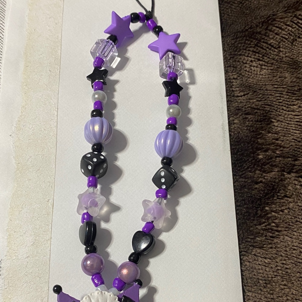 Hello Kitty Kuromi Purple and Black Phone Accessory - Picture 3 of 4
